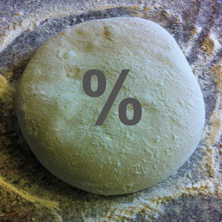 Dough Ball with Percent Sign