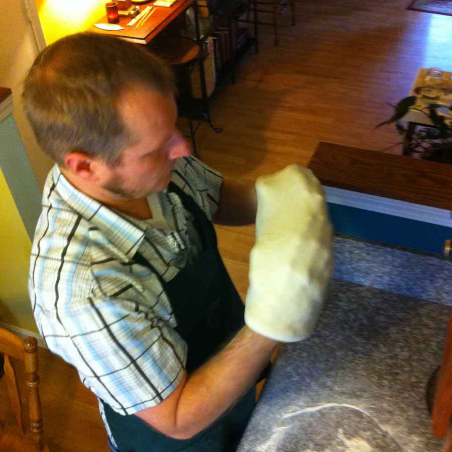 Stretching Dough